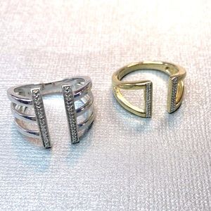 Geometric pair of diamond rings